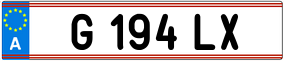 Truck License Plate